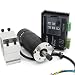 Blushless 400W Air Cooled Spindle motor kit 12000rmp ER8 NVBDL + Blushless 600W Motor Driver without Hall LCD Panel + 55mm Clamp Mount 【For small and medium-sized processing】