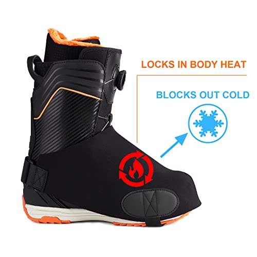 QEES Ski Boot Covers.Insulated Boot Covers for Hunting Snow,Boot Warmers Heater Cover,Boots Cover for Men Women Gift by QEES - Image 5