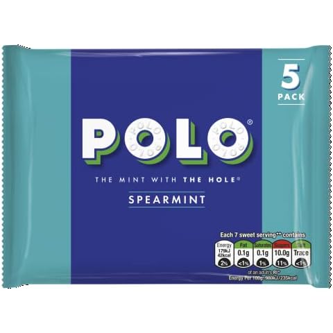 Polo Mints Spearmint Multipack, 5 x 25g Cover