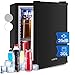 Klarstein MKS-11 Minibar Kühlschrank Klein, Mini Kühlschrank für Zimmer & Camping, Getränkekühlschrank für Getränke, Snacks & Skincare, Kleiner Kühlschrank, Minikühlschrank Lautlos, Min Fridge, 30L