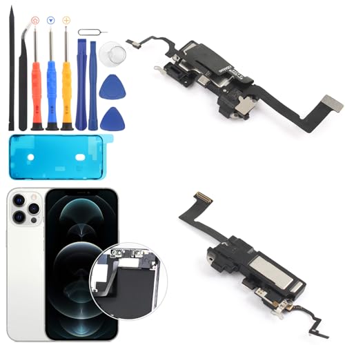 RongZy Altavoz/Ear Speaker para iPhone 12/12 Pro Auricular Compatible con iPhone 12 A2403 Herramientas
