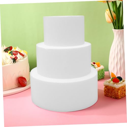 Mannequins gâteaux mousse 3 pièces pour s'exercer au glaçage sans gâchis - 4