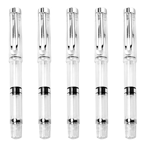 NUOBESTY 5Pcs Water Brush Pen Set &ndash; Refillable Fountain Brush Pens for...