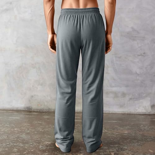 Men's Casual Pants for Bedridden Patients - Easy On and Off Nursing Clothing for Post- Care Comfortable Long2