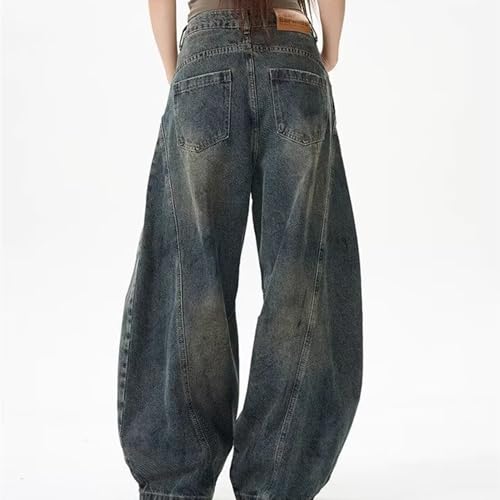 Baggy Jeans Cargo Pants for Women Low Waist Wide Leg Baggy Jeans Casual Loose Boyfriends Trousers4