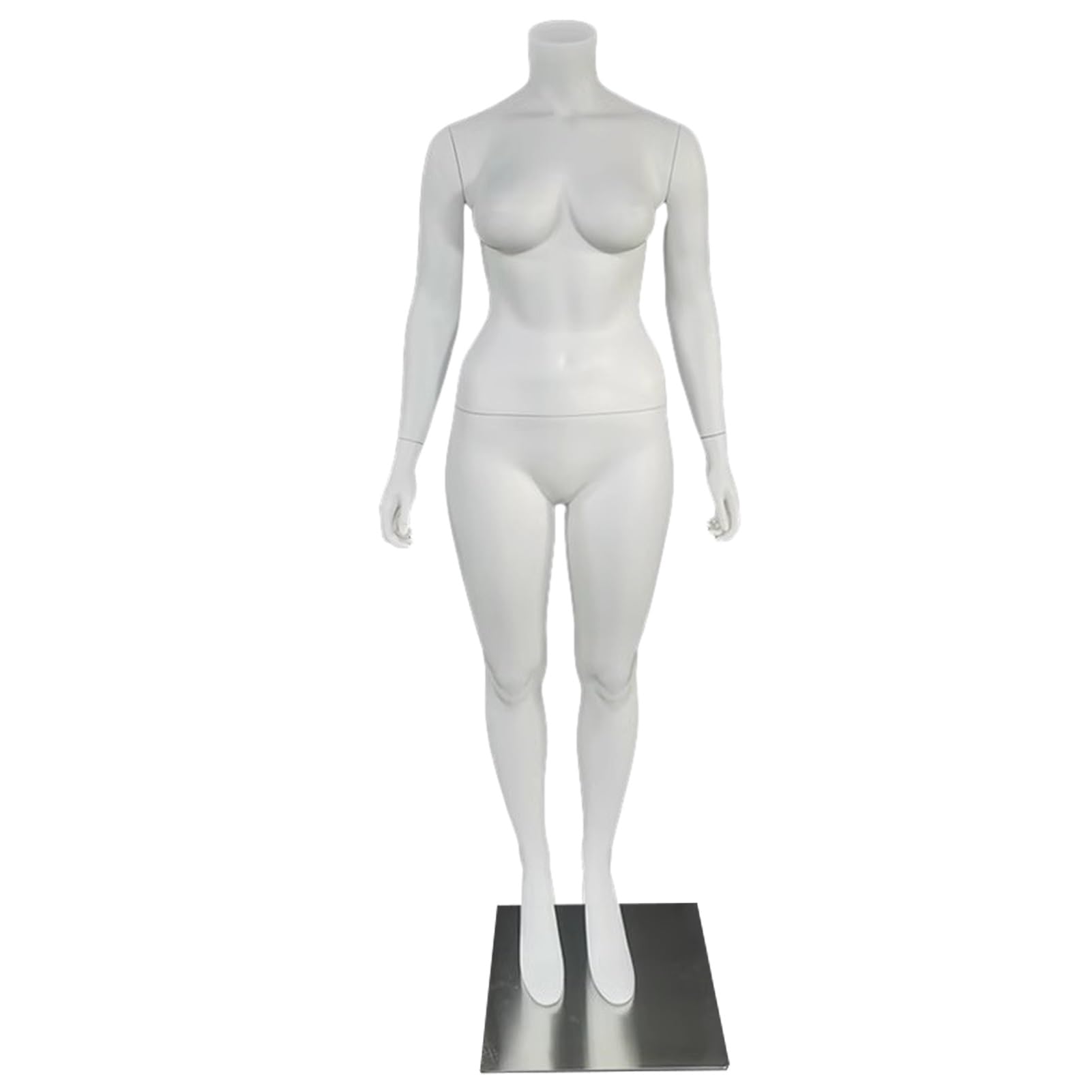 SDFhNest Mannequin Dress Form Woman Full Maniquin Body with Large Bust, Plus Size Dress Form for Fashion Design/ Dressmaking, Realistic Sturdy Mannequin Dummy Display