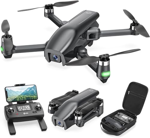 Holy Stone HS710 GPS Drone with Camera for Adults 4K, FPV Foldable 5G Quadcopter for Beginners with Optical Flow Positioning, Auto Return Home, Follow Me, Brushless Motor, Easy to Fly