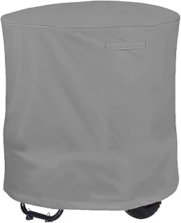 Heavy Duty Waterproof Wood Chipper Shredder Cover - 210D Oxford Cloth All Weather UV Resistant Protection for Electric for Leaf Mulcher, Fits 33x45 Inch, Black(Black)