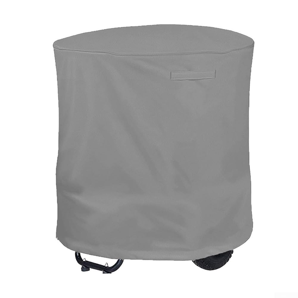 Housse de broyeur de bois imperméable et robuste pour broyeur de bois, protège contre les polluants industriels (gris)