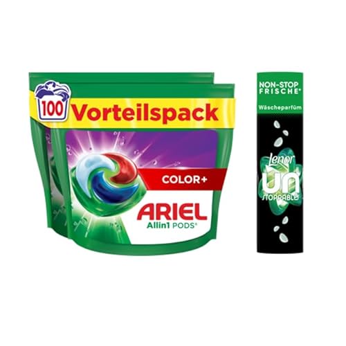 Ariel All-in-1 Color Pods 100 Wäschen + Lenor Wäscheparfüm
