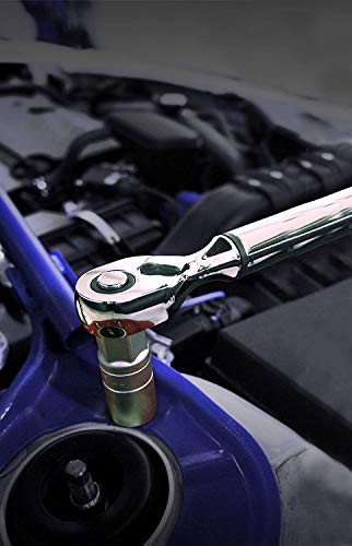 ACDelco ARM303-4A-340 1/2” (12.5 to 250.7 ft-lbs.) Heavy Duty Digital Torque Wrench with Buzzer and LED Flash Notification – ISO 6789 Standards with Certificate of Calibration