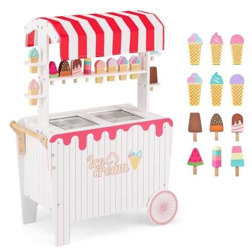 HONEY JOY Kids Ice Cream Cart