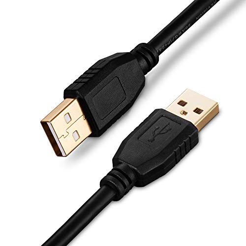 Usb A To A Male Cable 50Ft,Tan Qy Usb To Usb Cable Usb Male To Male Cable Double End Usb Cord With Gold-Plated Connector For Hard Drive Enclosures, Printers, Modems, Cameras(15M/50Ft) #TOP3