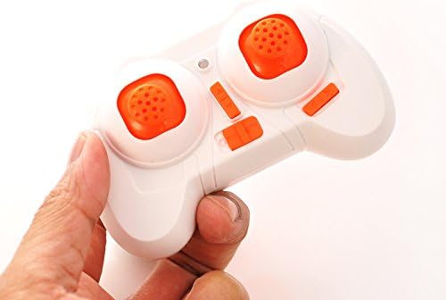Cheerson CX-10 1.6" Mini Toy 2.4G 4CH 6 Axis Gyro 3D Flip LED RC Quadcopter Ready to Fly RTF Drone - Orange (29mm Diameter Propeller) Best Gift for Christmas Birthday Thanksgiving