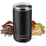 Andizun Electric Coffee Grinder, 350W Coffee Beans Grinder, 80g Large Capacity,...