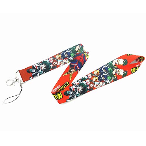 cluis Anime My Hero Academia Key Lanyard Mobiele Telefoon Touw Chain Badge ID Kaarten Houders Nek Bandjes Sleutelhanger… - Image 3