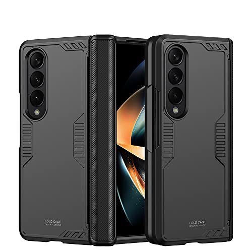 Coque Galaxy Z Fold 4 protection charnière intégrale noire mat