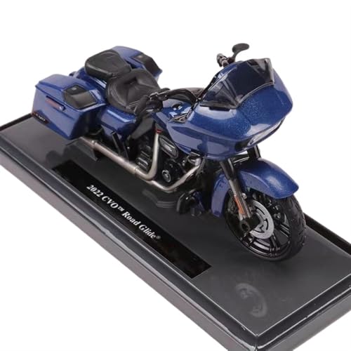 limimo for Harley-Davidson 2022 CVO Road Glide Road King Motorcycle Dirt Bike Racing Motorcycle Model Alloy Die-Casting Vehicle Toy Gift Motorcycle Model