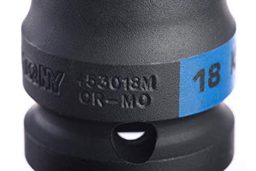 Soq de Impacto Estriado 1/2-18Mm, Kingtony Br, 453018M