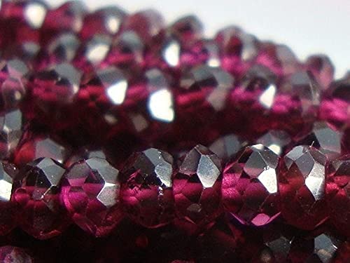 Rondelles de grenat rhodolite pour créer des bijoux artisanaux éclatants