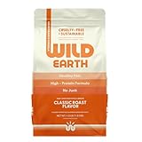 Wild Earth Vegan Dry Dog Food | Plant-Based Maintenance Formula | Vegetarian, Allergy Relief, Veterinarian-Developed for Complete Nutrition | Classic Roast Flavor, 4 Pound Bag