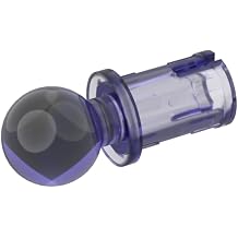 Gobricks Shaft Bolt Connection Technic Pin with Friction Ridges Lengthwise and Towball 6628 4184169 6254216 GDS-903 50PCS Compatible with Lego Classic Bulk MOC ColorTrans Purple 126