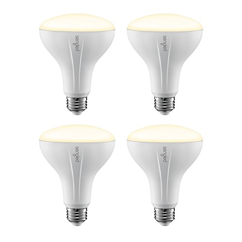 Sengled Smart Bulb, Zigbee Hub Required, Smart Light Bulb Works with Alexa, Google Home, SmartThings, Homekit and Siri, BR30 Dimmable Flood Light Bulb for Cans, Soft White 2700K, 650 LM, 9W, 4 Pack by Sengled - Used condition - US$14.95