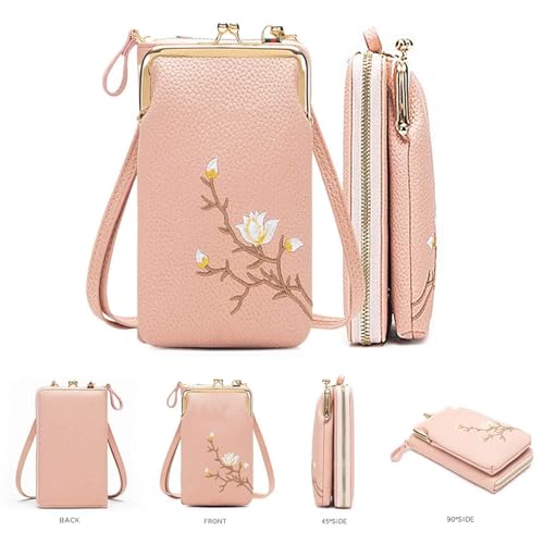 Upperimost Women Sling Cross-Body Wallet with Mobile Cell Phone Holder, Forever Savour Women's Slingbag Phonepurse4