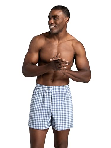 Boxer shorts para hombre en pack de 6 calzoncillos de corte holgado Fruit of the Loom talla L 5