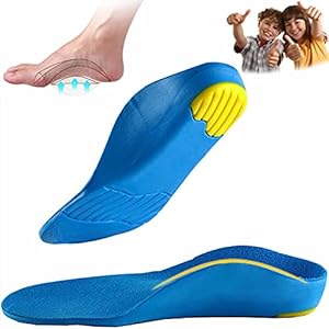 Orthopedische Inlegzool voor Kinderen, EVA-Inlegzolen Platte Voeten Steunzolen voor Kinderen, Antislip Ademende Pads…