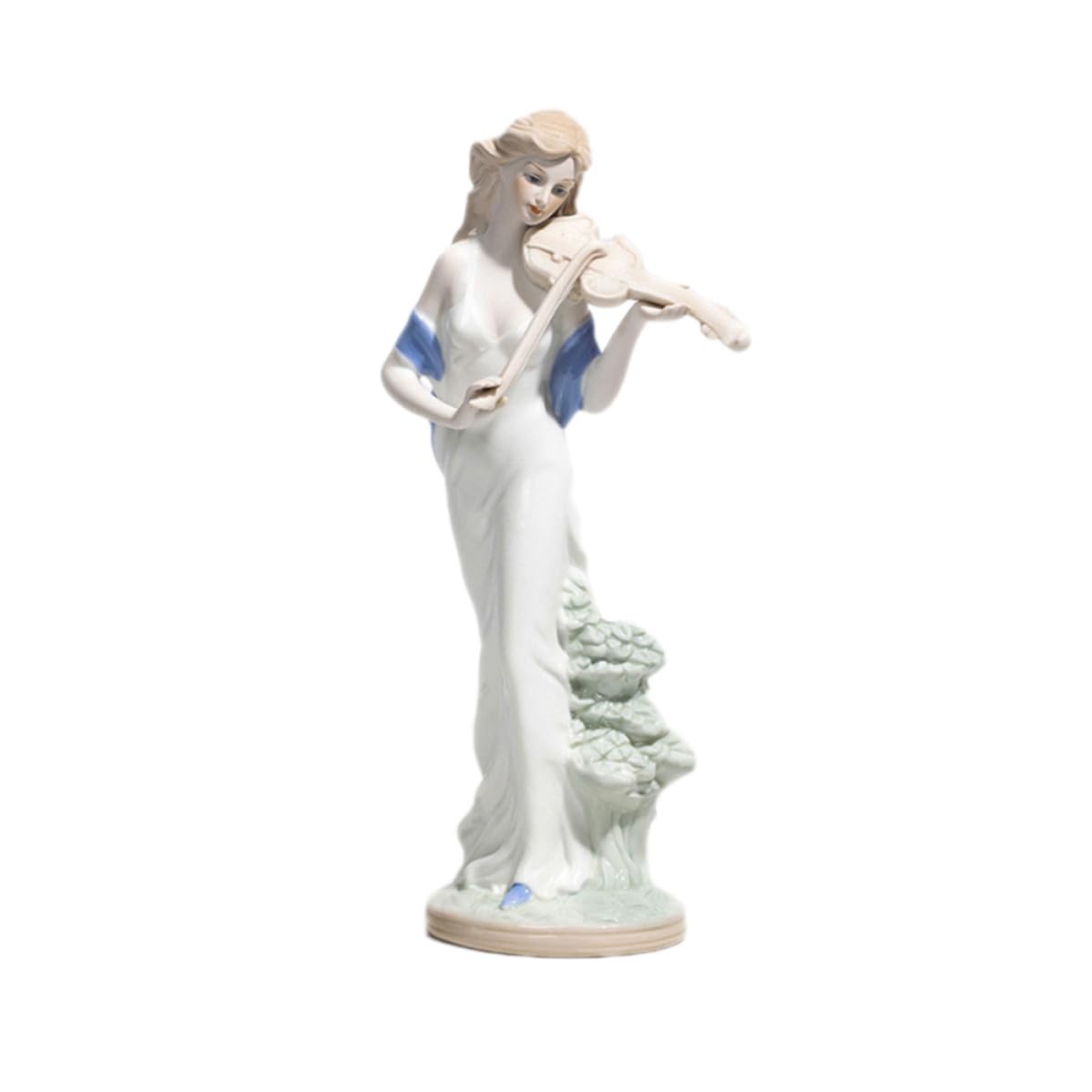 Artibetter Figura Estatua de Cerámica en Color Claro, Artesanías de Cerámica Estilo Europeo, Decoración de Escritorio y Adornos Hogar, para Escritorio y Estantería