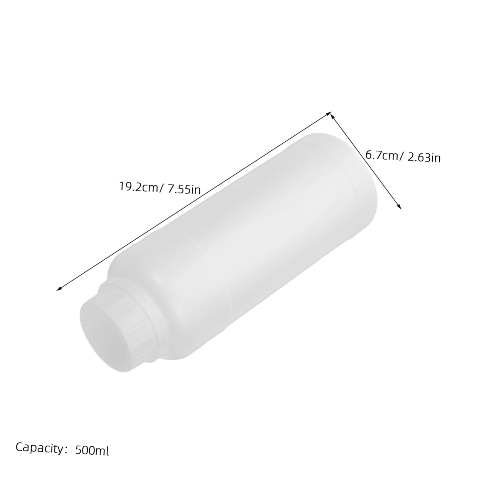 Garneck 10Pcs Opaque Pe Bottles Caps for Chemical Storage Nontransparent Design for Light Sensitive Reagents for Laboratory Liquid Dispensing