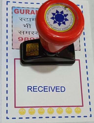 Image of Self-Ink /Pre-Ink Pocket Stamp - Received | Clear Office Marking | Smudge-Free Impression | AI Tested