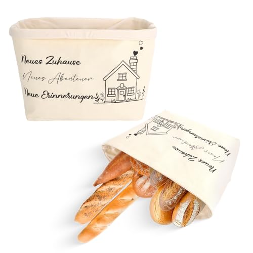 Cestino per il pane, regalo per l'inaugurazione della casa, nuova casa, avventura e ricordi, ideale come regalo