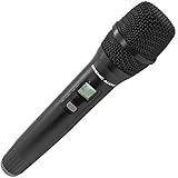 Seismic Audio - SA-U4HH-2 - Dynamic Wireless Handheld Microphone for use with 4 Channel Wireless Mic...