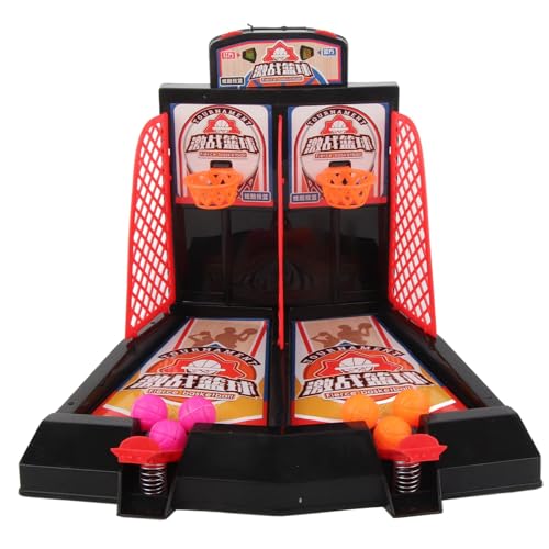 VGEBY Mini Baloncesto de Mesa, Juguete de sobremesa de Baloncesto para niños Juego de Mesa Disparos de catapultas Juego