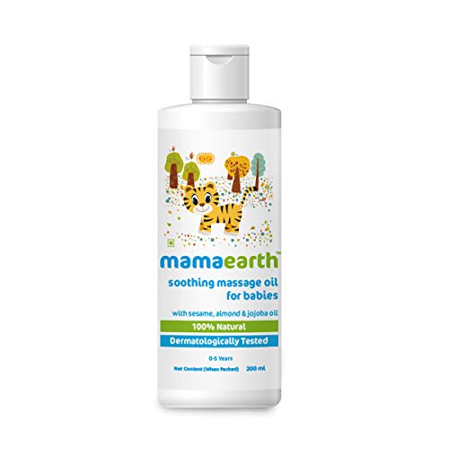 Image of Mamaearth Gentle Cleansing Natural Baby Shampoo (400 Ml)&Mamaearth Soothing Baby Massage Oil, With Sesame, Almond & Jojoba Oil - 200Ml