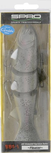 Spro SB80 BBZ1 Floating Swim Bait-Pack of 1, Flat Rainbow
