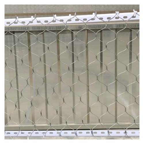 Red de seguridad 304 for balcones, 6 cm/1,5 mm, anticaídas, flexible, for gran altitud, for jaulas aves corral(1x4m)