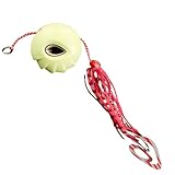 XQZWYFCBJB 3. Guía de espinada GUNCA Cabeza 40G 60G 80G 100G Esceritas Deslizantes Kabura con Falda de Goma para Resplandor Snapper de Cebo de Hierro Oscuro