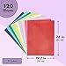 Colorful Tissue Paper for Gift Bags and Wrapping - 120 Sheets - Wrapping Paper Sheets for Presents & Supplies (10 Colors, 26