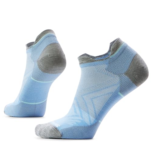 Smartwool, Women's, Run Zero Cushion Low Ankle, Serene Blue, Medium