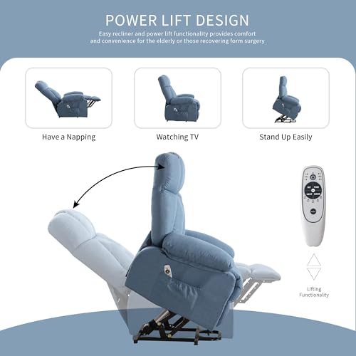 Sillón reclinable eléctrico moderno tapizado miniatura 3