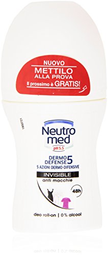 Neutromed Deo Roll-On Dermo Defense, 5 Azioni