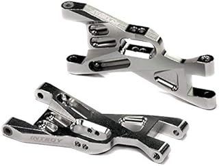 Integy RC Model T8703SILVER Billet Machined Front Lower Suspension Arms for Traxxas 1/10 Bandit