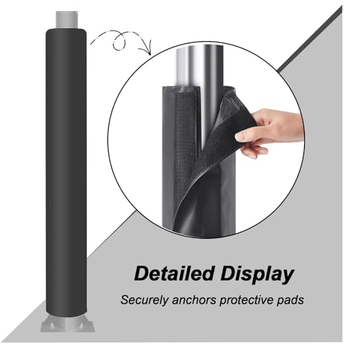 Funda para poste de baloncesto impermeable con acolchado resistente de gimnasio 5