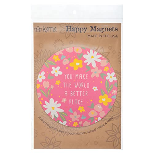 Imán decorativo redondo Karma 5 pulgadas miniatura 2