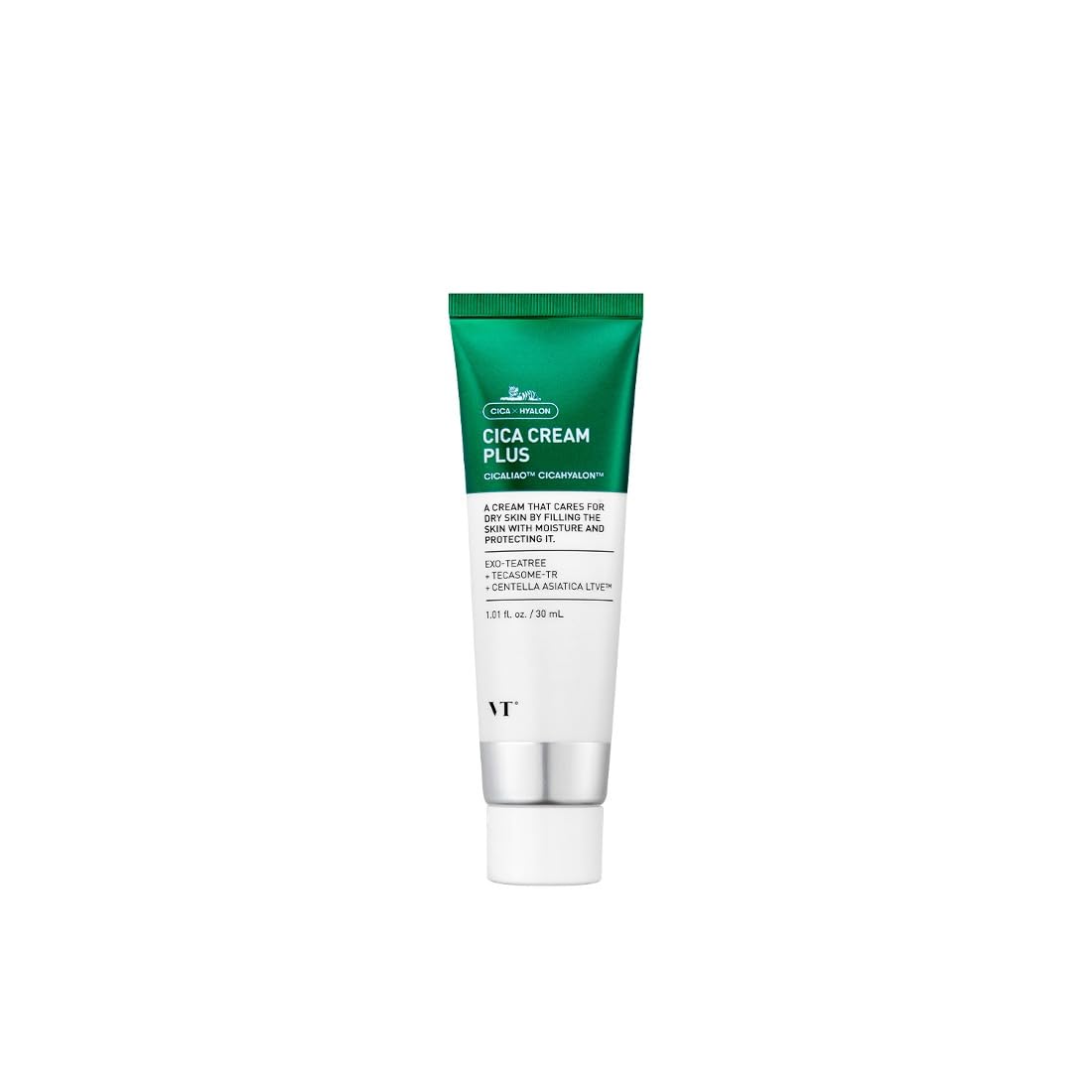 VT COSMETICS Gesichtscreme Cica Cream Plus feuchtigkeitsspendende Gesichtscreme mit Centella Asiatica, Beta-Glucan und Ceramiden
