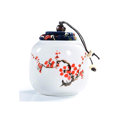 ミニ埋葬火葬壷灰壷大人またはペットの記念埋葬自宅セラミックストロングシール6.4 * 6.8cm