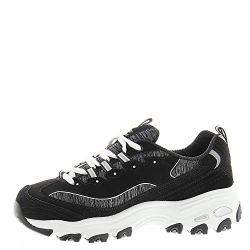 Image of Skechers Women's D'Lites Me Time Sneaker | Air-Cooled Memory Foam Insole, Cushioned midsole with flexible outsole, Sporty fashion sneaker with a lace-up front